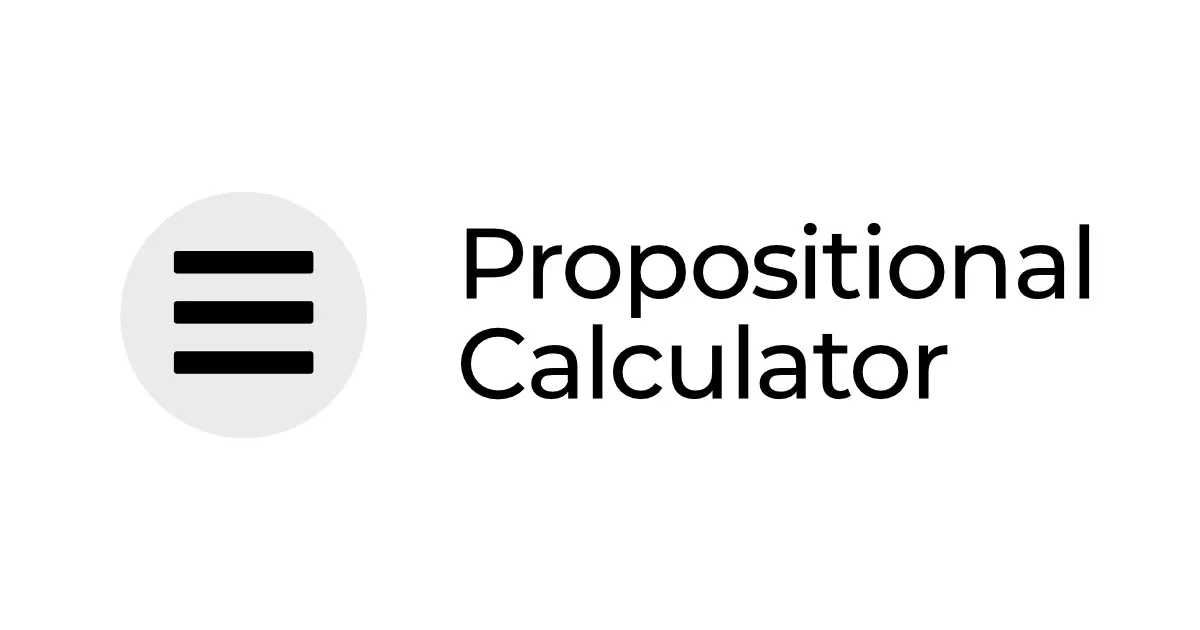 Propositional Calculator